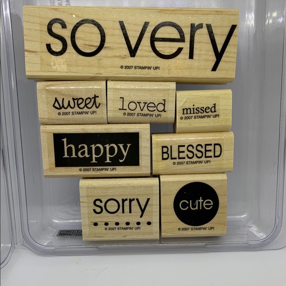 Stamping Up! Retired « So Very » Stamp Set